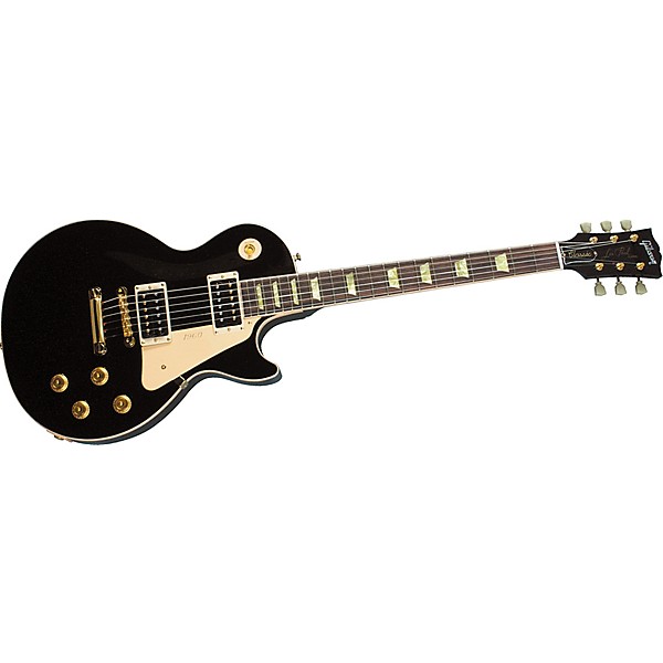 Gibson Les Paul Classic Electric Guitar Ebony Gold Hardware