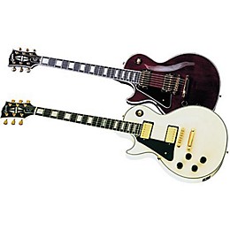 Platinum Gibson Custom Les Paul Custom Left-Handed Electric Guitar