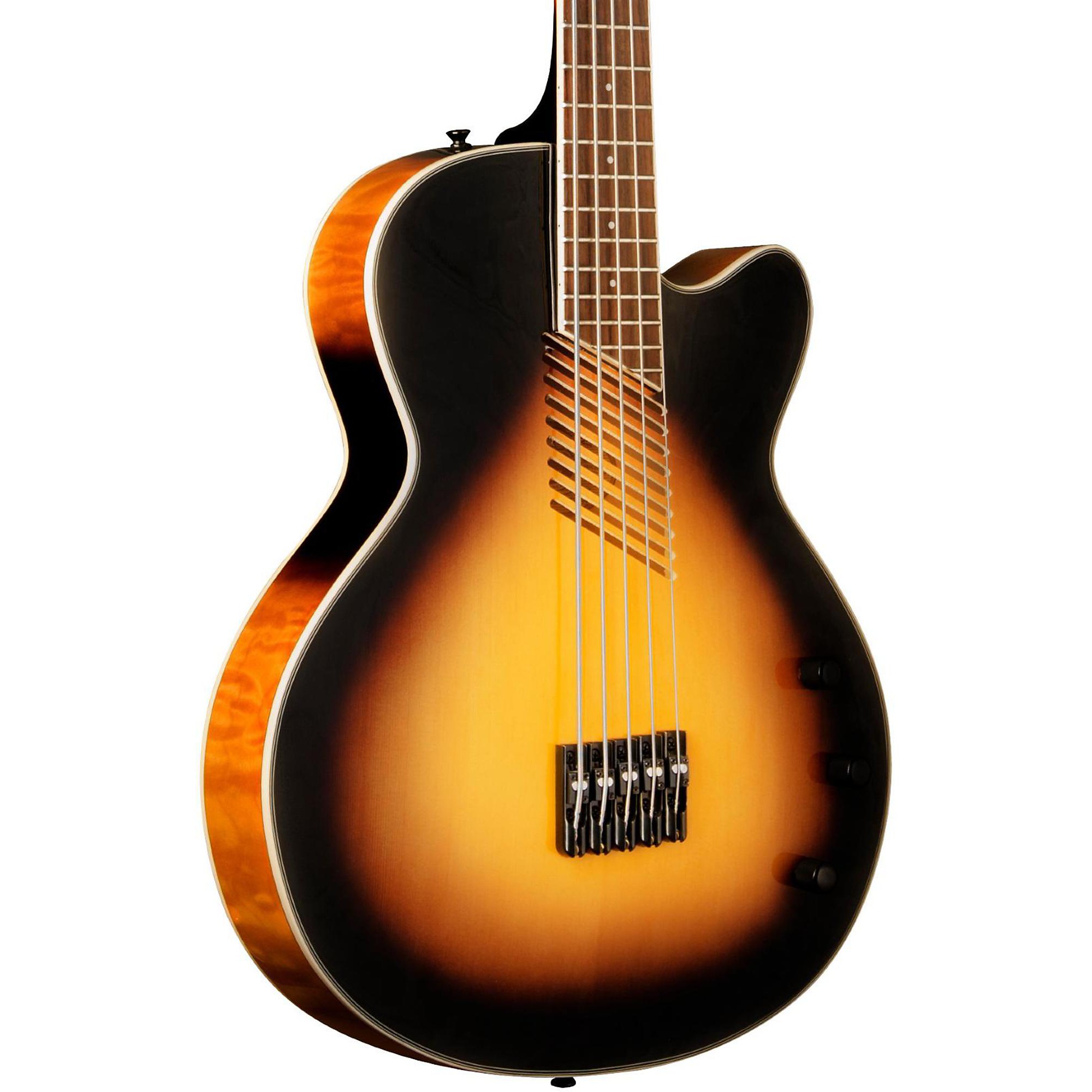 Open Box Washburn AB45 5-String Acoustic-Electric Bass