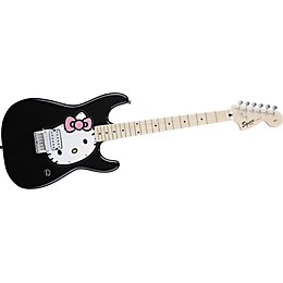 Squier Hello Kitty Stratocaster Electric Guitar Black