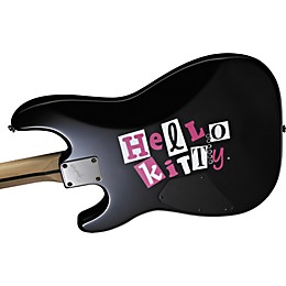 Squier Hello Kitty Stratocaster Electric Guitar Black