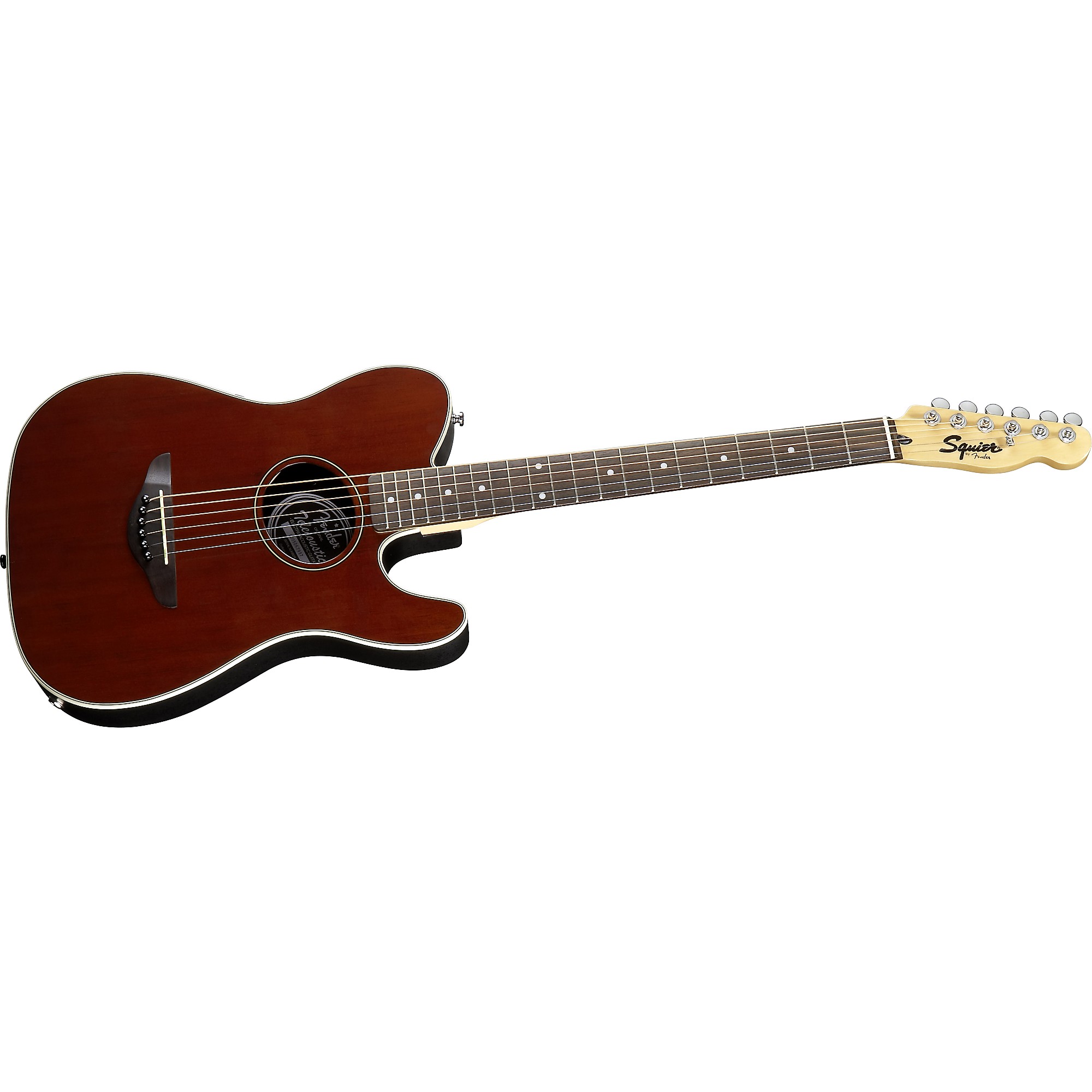 Squier Telecoustic Acoustic-Electric Guitar Walnut Stain | Guitar