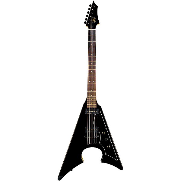 AXL Mayhem Jacknife Electric Guitar Black