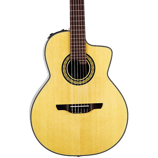 Open Box Takamine TC135SC Classical 24-Fret Cutaway Acoustic-Electric Guitar Level 2 Natural 190839599735