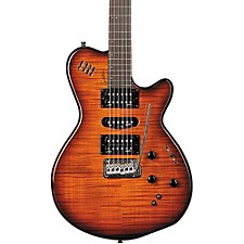 Godin LGXT AA Flamed Maple Top Electric Guitar Cognac Burst