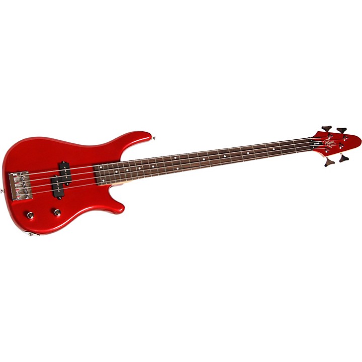 rogue sx100b series ii electric bass guitar candy apple red