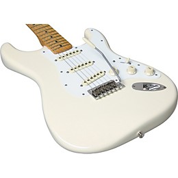 Fender '60s Reverse Headstock Strat Electric Guitar Olympic White