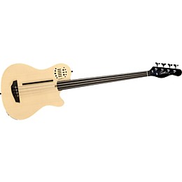 Godin A4 Semi-Acoustic Fretless Bass Guitar with Synth Access Natural