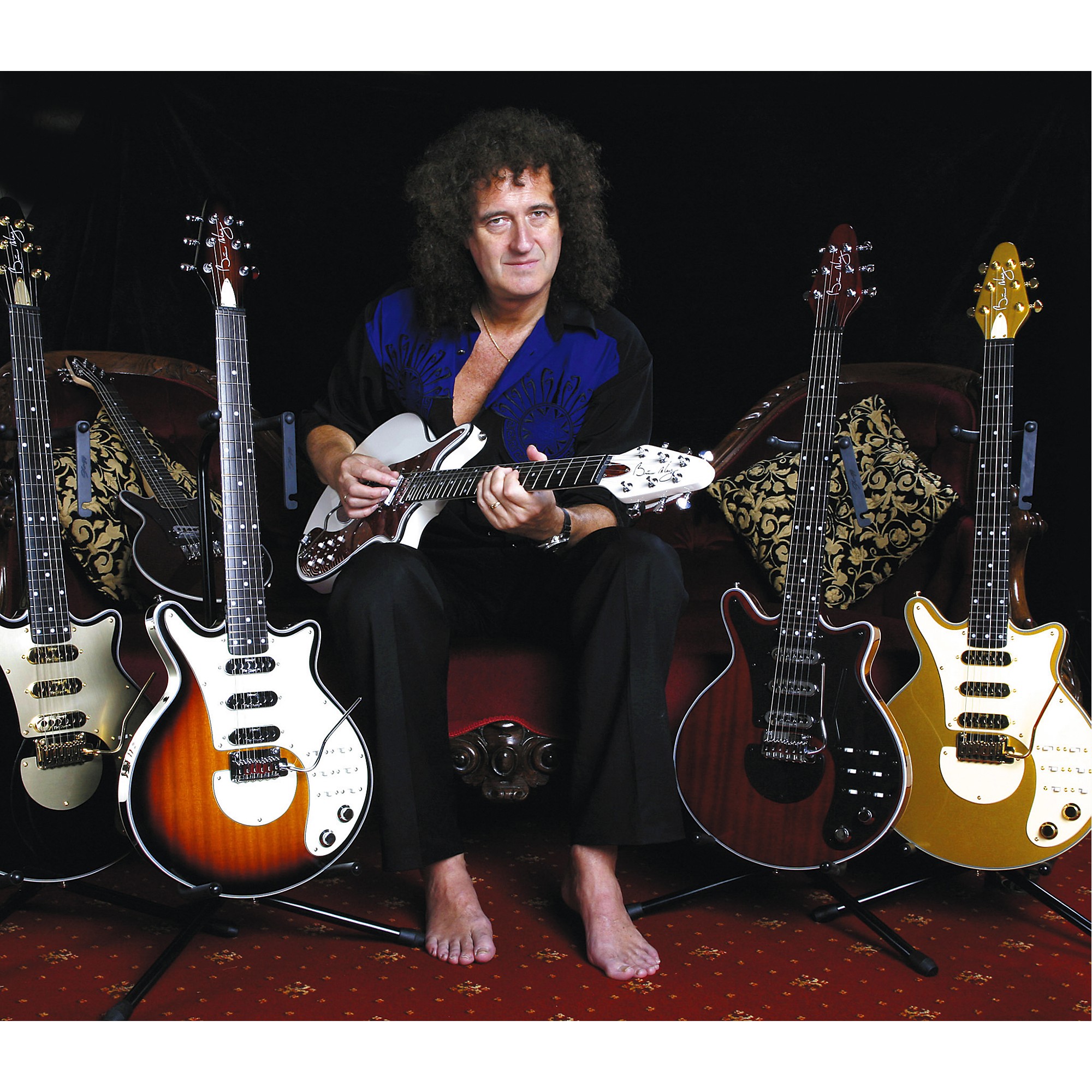 ブライアン・メイ・ギターズ ジュビリー・ゴールド・フィニッシュ 送料込 Brian May Guitars Brian May Signature Electric Guitar Gold