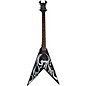 B.C. Rich Metal Master Kerry King V Electric Guitar Black with White