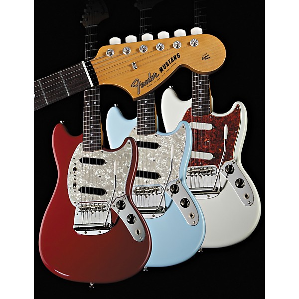 Fender '65 Mustang Reissue Electric Guitar Dakota Red