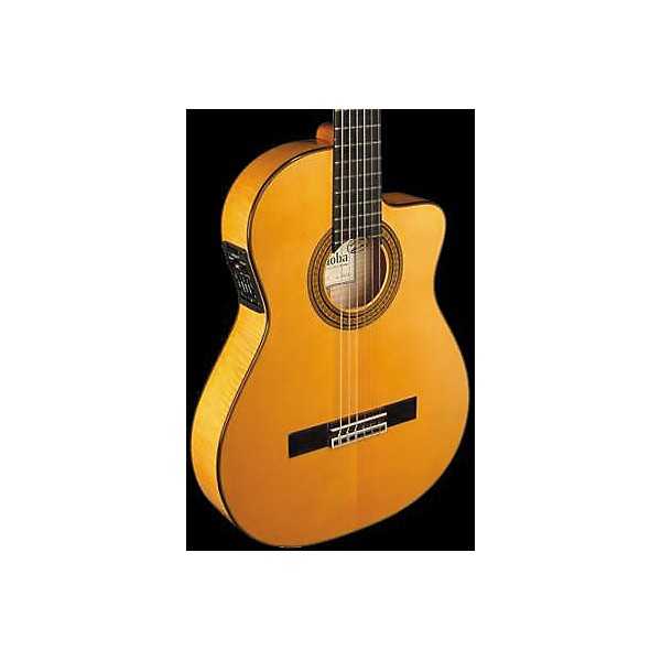 Cordoba 55FCE Thin Body Nylon String Acoustic-Electric Guitar