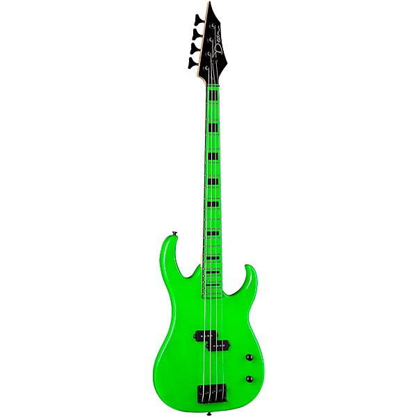 Dean Custom Zone 4-String Bass Guitar Nuclear Green