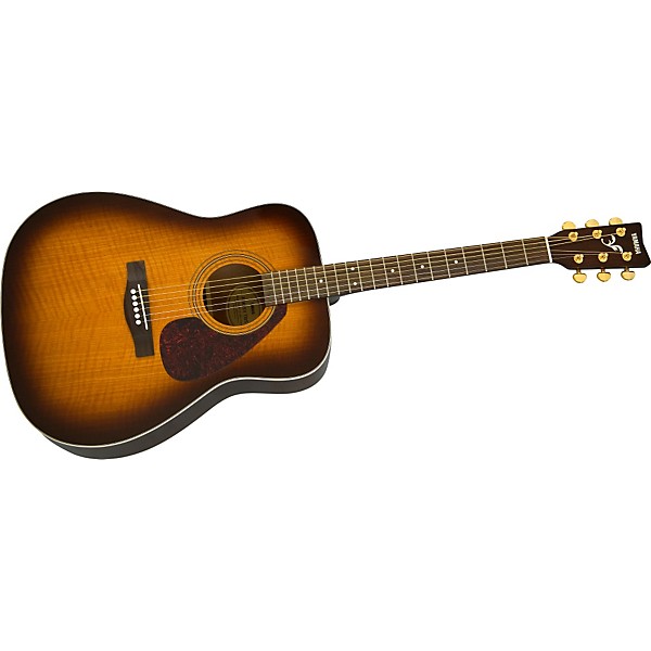 Yamaha F345 Sycamore Top Acoustic Guitar Tobacco Brown Sunburst