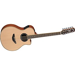 Yamaha APX700-12 12-String Thinline Cutaway Acoustic-Electric Guitar Natural