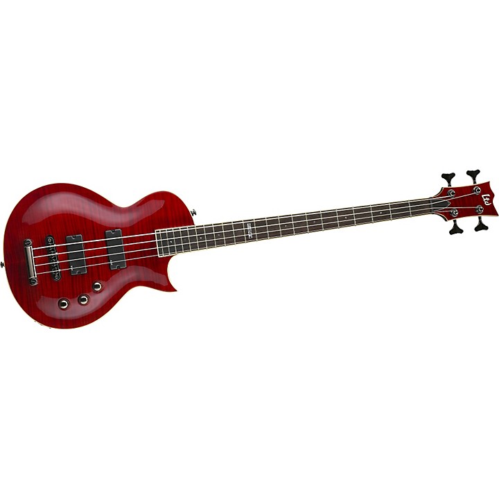 ESP.LTD.エレキギター ESP LTD EC-254 Flame Maple Electric Bass See-Thru Black