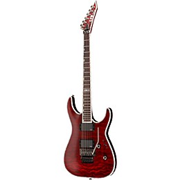 Open Box ESP LTD Deluxe MH-1000 Electric Guitar with EMGs Level 2 See-Thru Black Cherry 194744675867