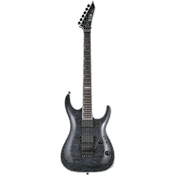 ESP LTD Deluxe MH-1000 Electric Guitar With EMGs See-Thru Black