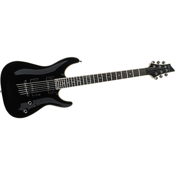 Schecter Guitar Research C-1 EX Baritone Blackjack Guitar Black