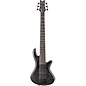 Schecter Guitar Research Stiletto Studio 6 Bass Satin See-Thru Black