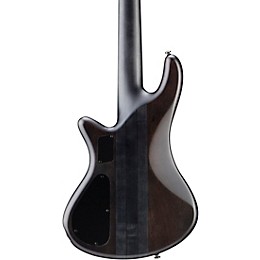 Open Box Schecter Guitar Research Stiletto Studio-5 Bass Level 1 Satin See-Thru Black