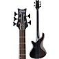 Open Box Schecter Guitar Research Stiletto Studio-5 Bass Level 2 Satin See-Thru Black 190839206763