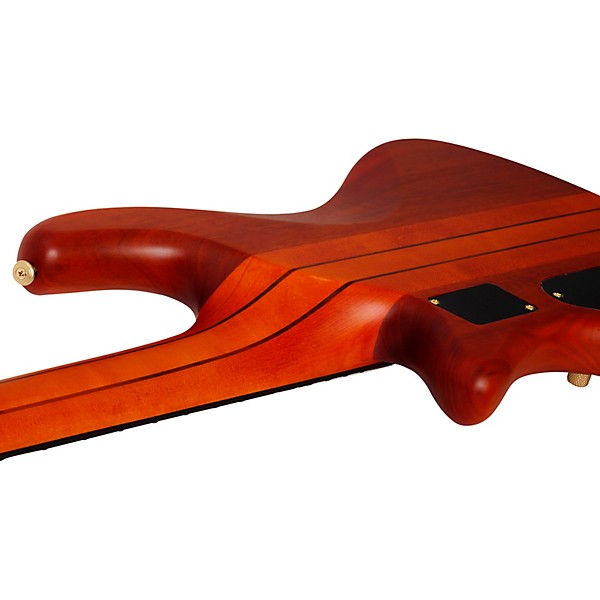 Open Box Schecter Guitar Research Stiletto Studio-5 Bass Level 2 Satin Honey 190839098351