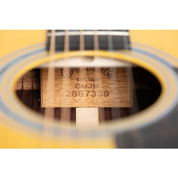 Martin Special Edition OMJM John Mayer Signature Orchestra Model Acoustic-Electric Guitar Natural