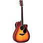 Yamaha FG Series FGX720SC Acoustic-Electric Guitar Brown Sunburst