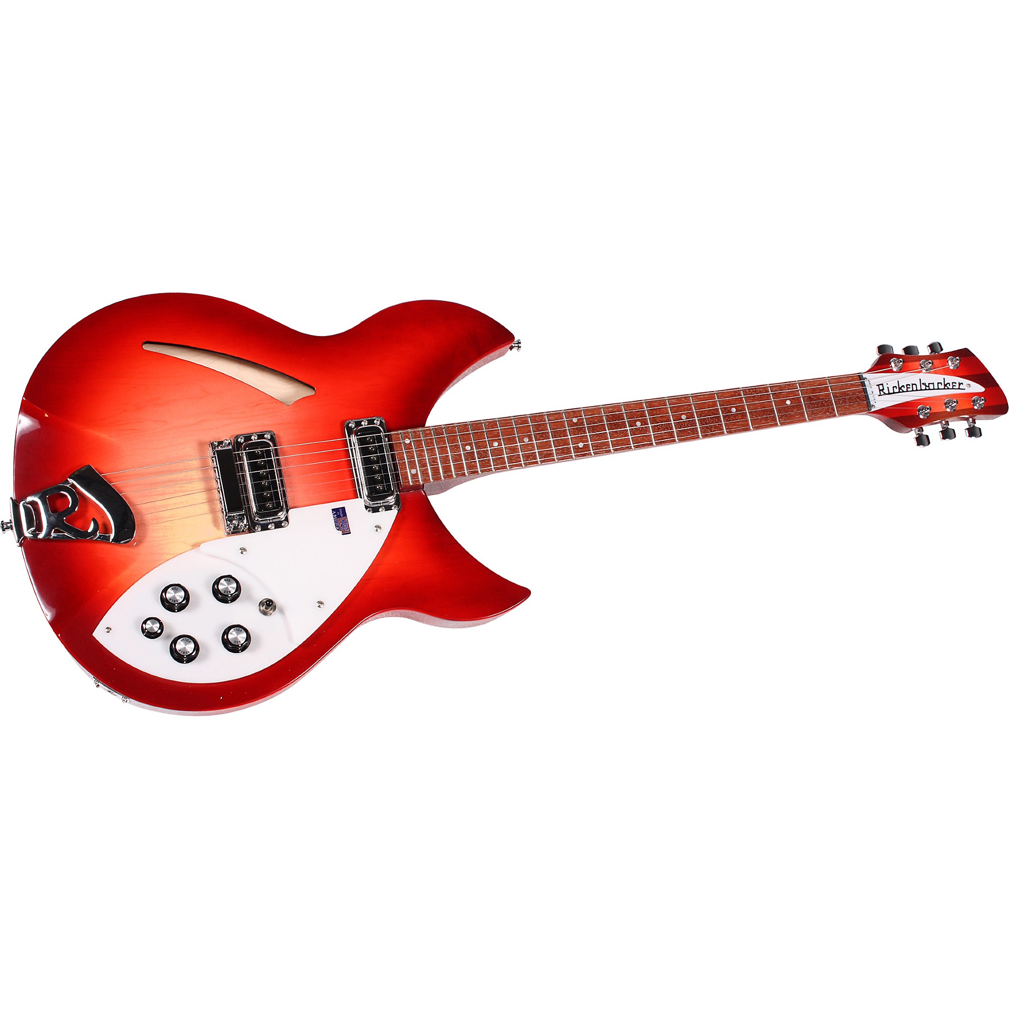 Platinum Rickenbacker Model 330 FG Electric Guitar Ruby | Guitar