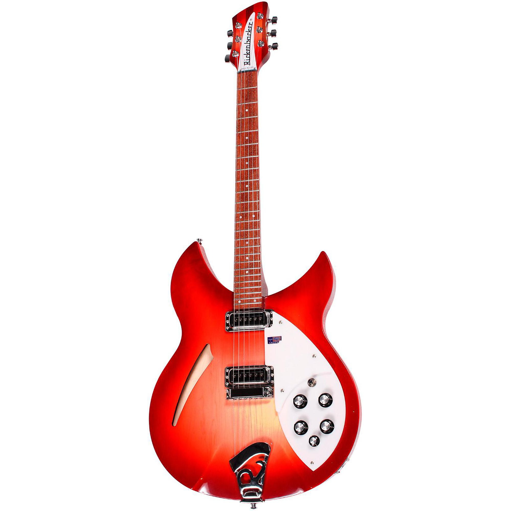 Platinum Rickenbacker Model 330 FG Electric Guitar Ruby | Guitar