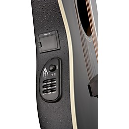 Applause AE128 Super Shallow Acoustic-Electric Guitar Black