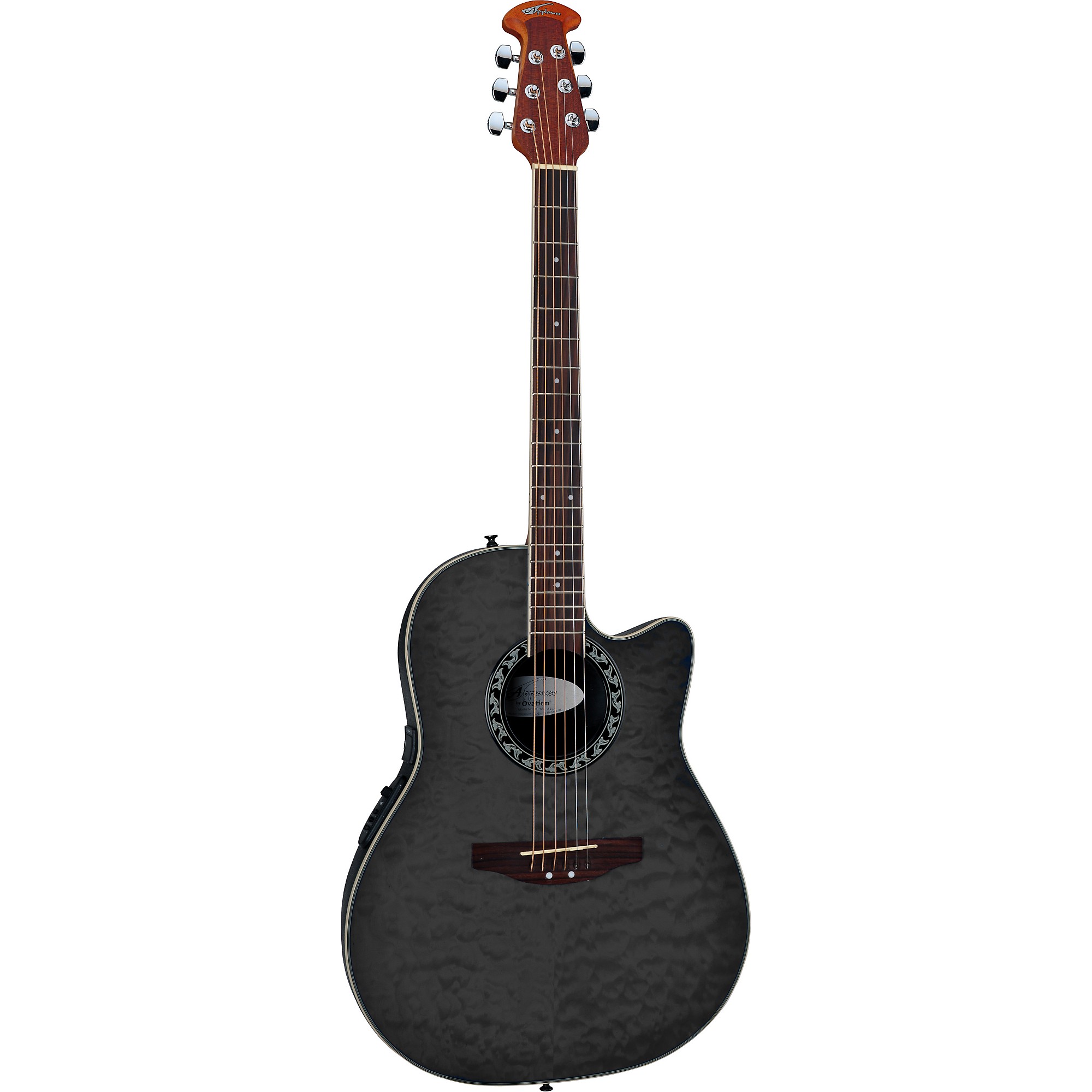 Applause AE128 Super Shallow Acoustic-Electric Guitar Transparent