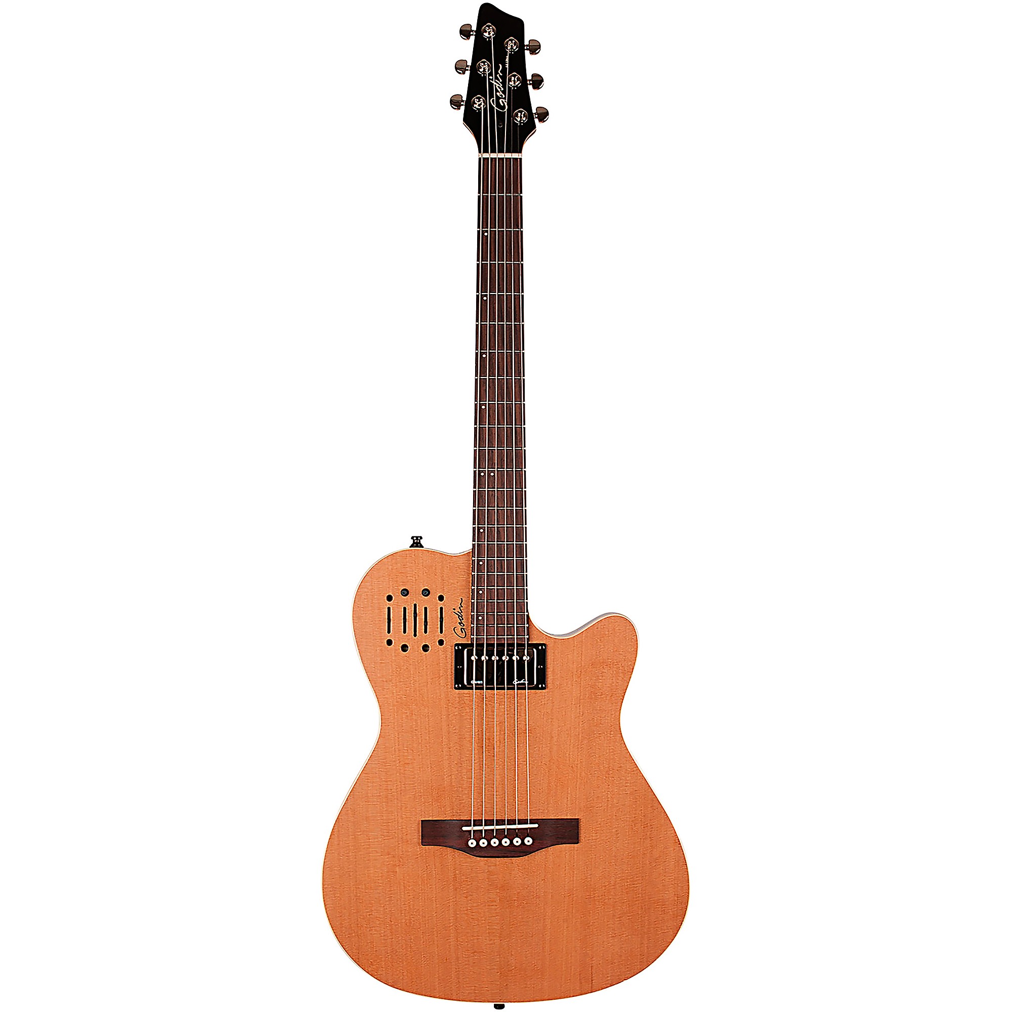 Godin A6 Ultra Semi-Acoustic-Electric Guitar Natural Cedar | Guitar 