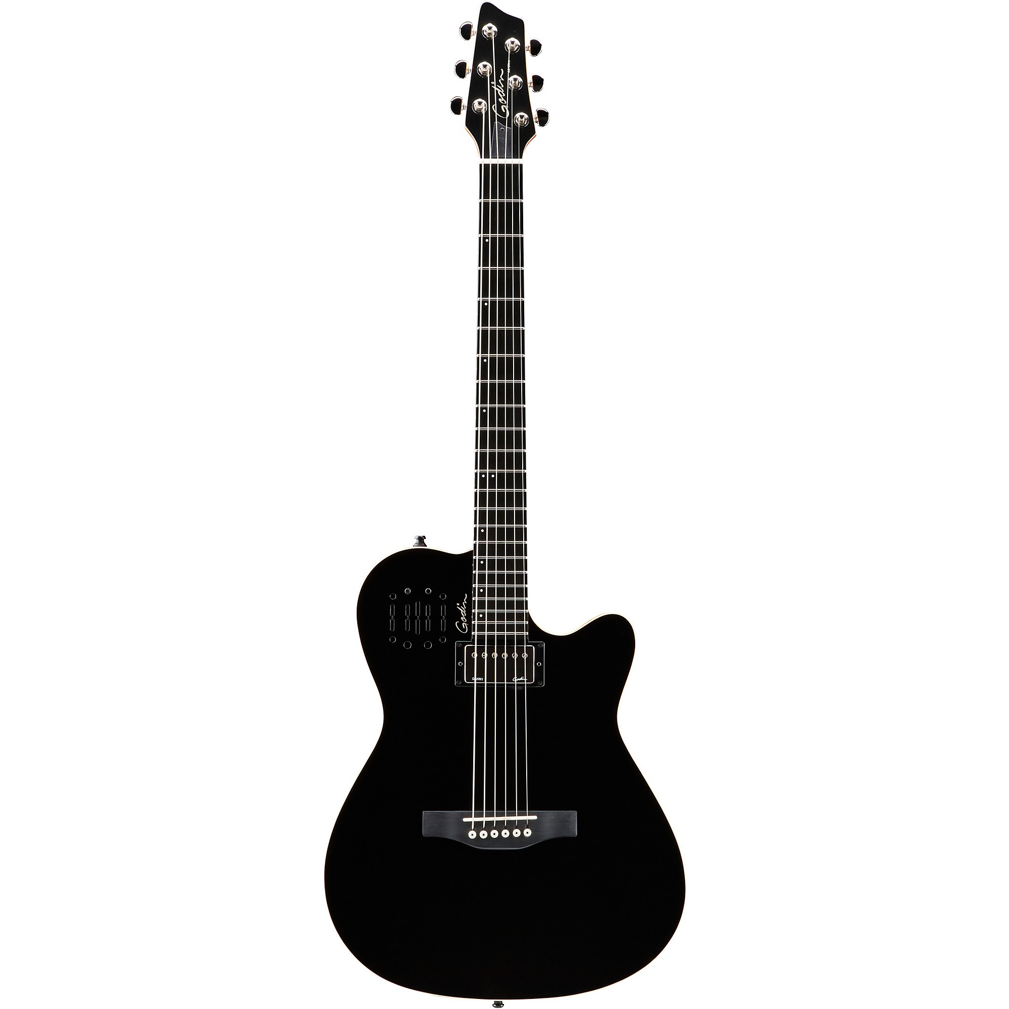 Open Box Godin A6 Ultra HG Semi-Acoustic-Electric Guitar Black