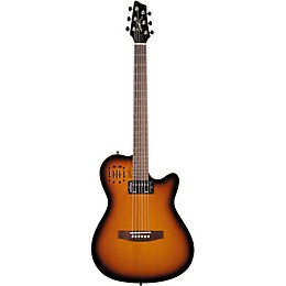 Open Box Godin A6 Ultra HG Semi-Acoustic Electric Guitar Level 2 Cognac Burst 190839903952
