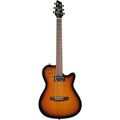 Godin A6 Ultra Hg Semi-Acoustic-Electric Guitar Cognac Burst for sale