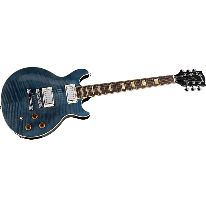 les paul double cut blue