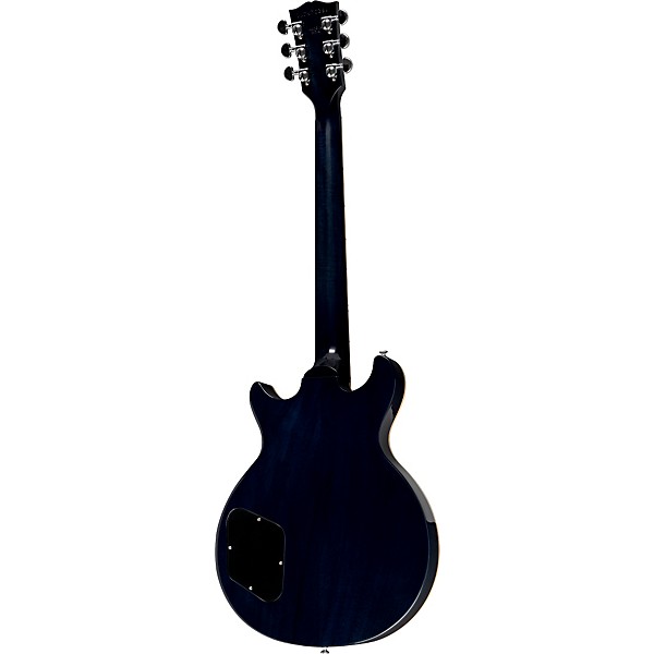 Gibson Les Paul Double Cutaway AA Top Electric Guitar Transparent Blue