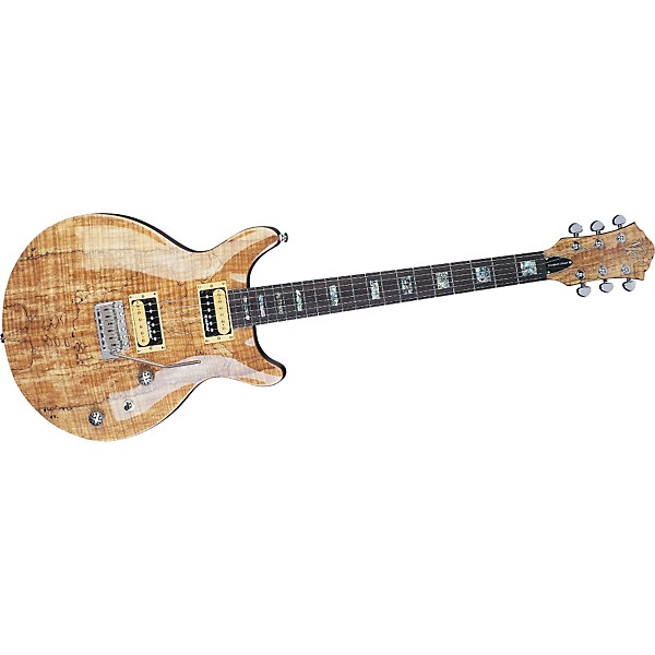 Michael Kelly Hourglass Limited spalted flame maple top Electric Guitar Natural
