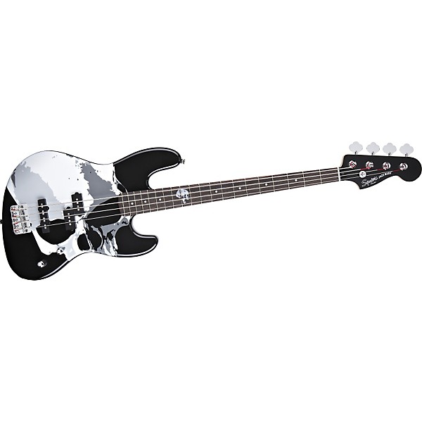 Squier Frank Bello Jazz Bass Guitar Black