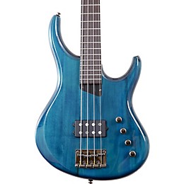 MTD Kingston Artist Bass Guitar Transparent Blue Rosewood