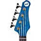 MTD Kingston Artist Bass Guitar Transparent Blue Rosewood