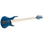 MTD Kingston Artist 5-String Bass Guitar Transparent Blue Maple thumbnail