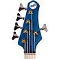 MTD Kingston Artist 5-String Bass Guitar Transparent Blue Maple