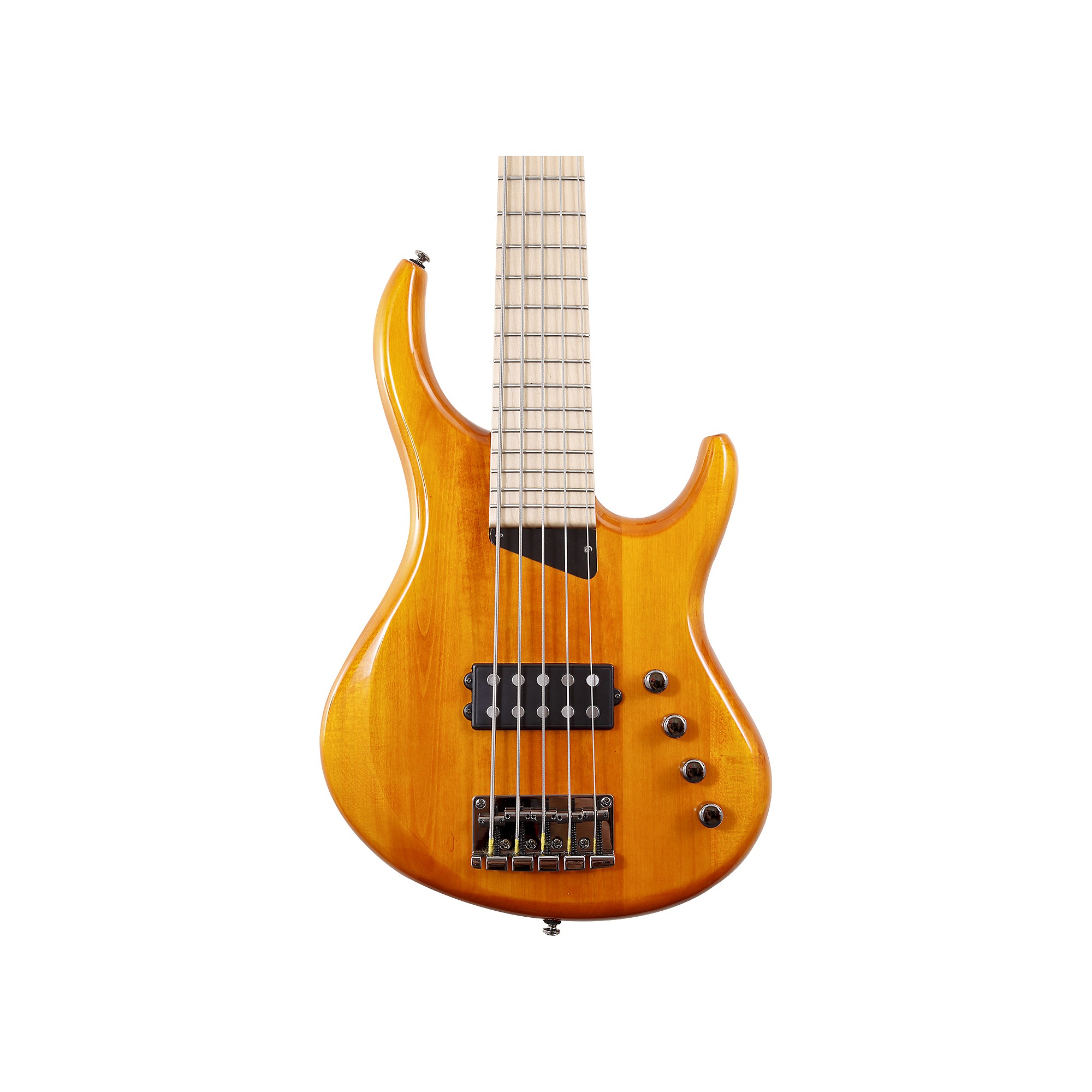 MTD Kingston Artist 5-String Bass Guitar Amber Maple