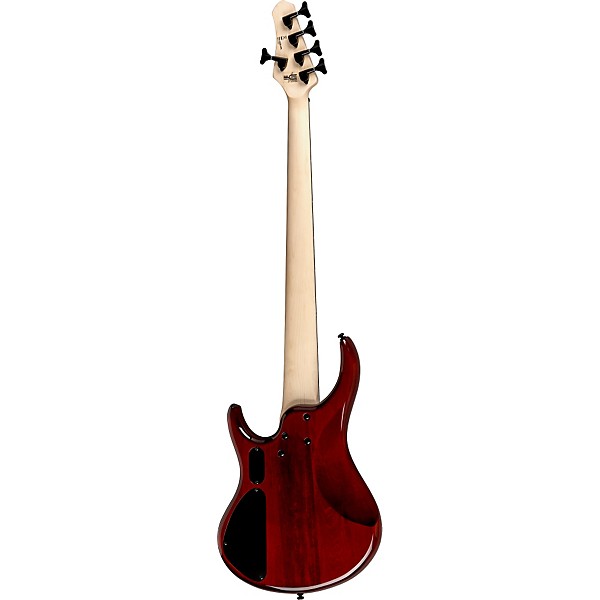 MTD Kingston Artist 5-String Bass Guitar Transparent Cherry Rosewood