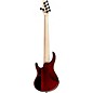 MTD Kingston Artist 5-String Bass Guitar Transparent Cherry Rosewood