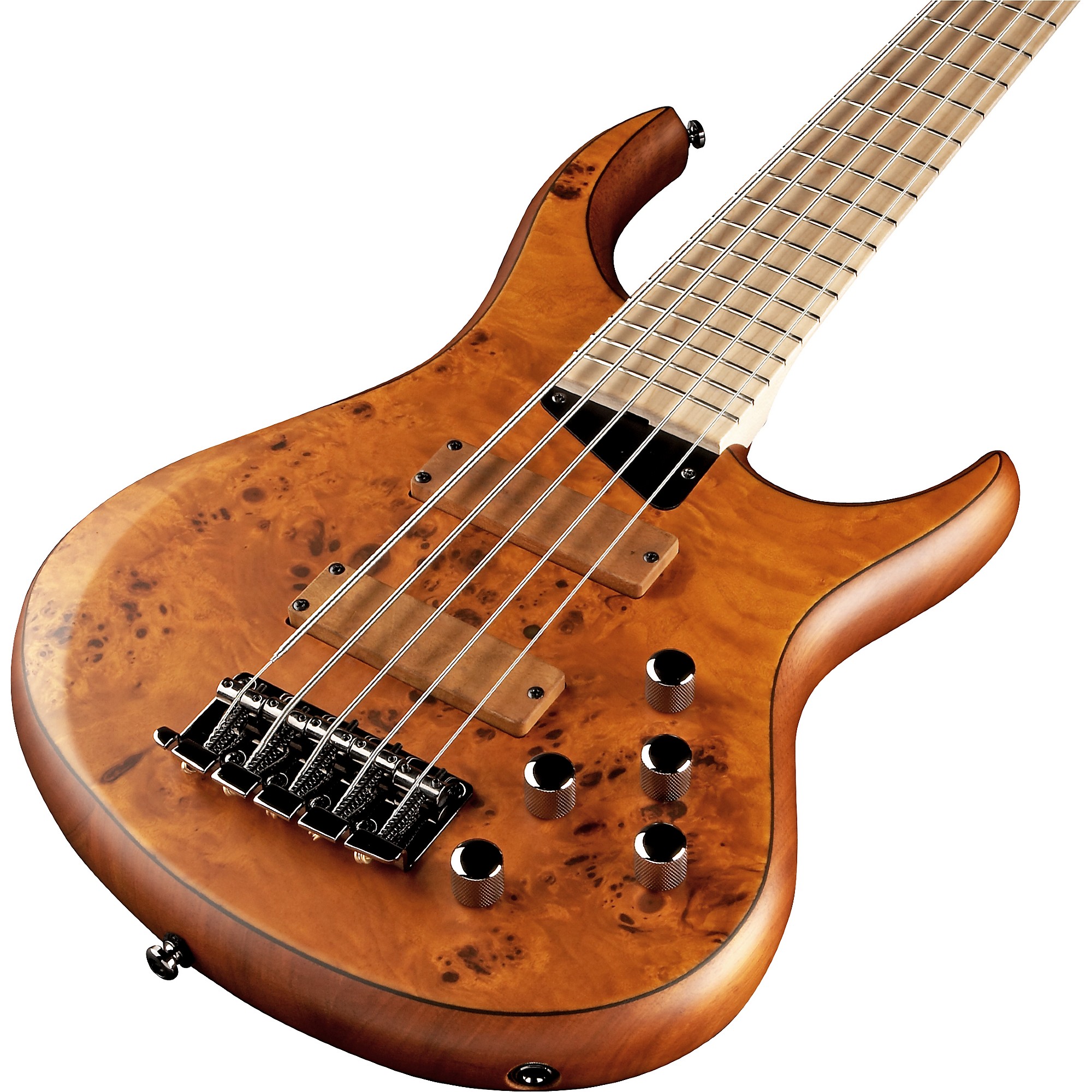 MTD Kingston KZ 5-String Electric Bass Burled Maple Maple | Guitar