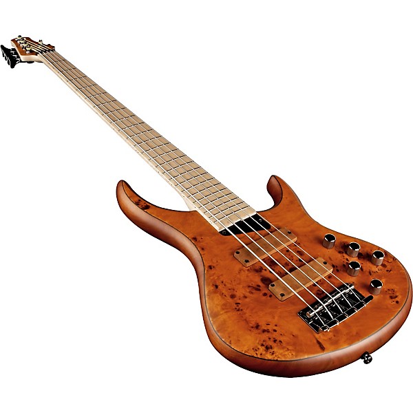 MTD Kingston KZ 5-String Electric Bass Burled Maple Maple